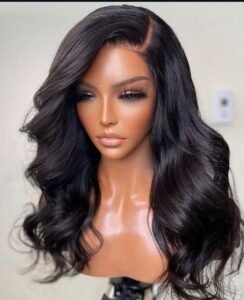Body wave glueless lace front pre-plucked wig - 200% Density
